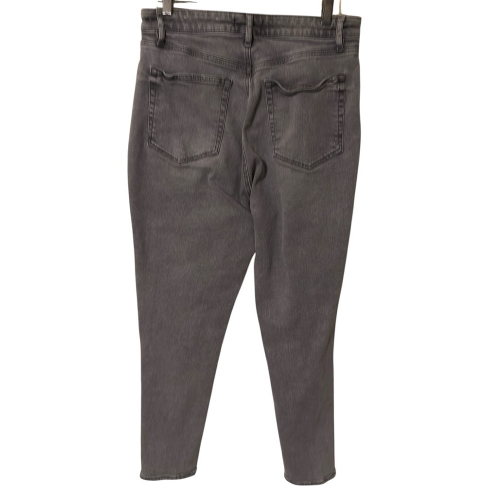 🌺Loft high-rise, button-fly, curvy skinny-fit gray jeans - Picture 5 of 9